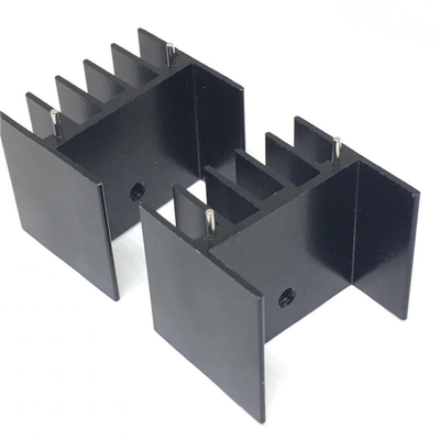 ADC12 Silver Finishing Aluminium Extrusion Heat Sink With deburring Process