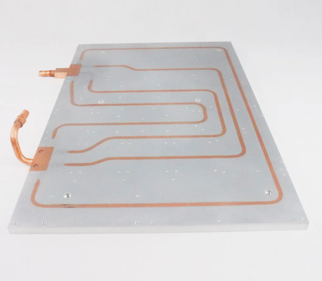 Integrated Liquid Cooling Systems Peltier Water Cooling Plate With Burried Copper Pipes