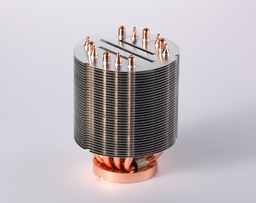 Customized Copper CPU Heatsink IP55 Anodizing / Passiviation OEM/ODM