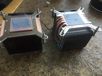 Anti Anodized Copper Pipe Heat Sink For Computer
