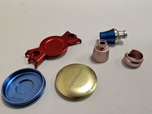 SGS Cnc Precision Machined Components 5 Axis Aluminum Colorful Anodizing